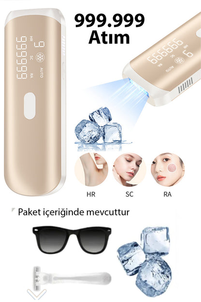 Purlazer IPL Lazer Epilasyon Cihazı – Acısız Kullanım & Buz Soğutma Teknolojisi